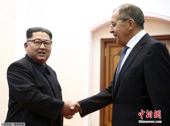 2018年5月31日，俄罗斯外交部长拉夫访问朝鲜，在平壤与朝鲜最高领导人金正恩举行了会晤。