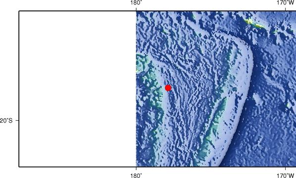 9月7日13时10分斐济群岛地区发生5.6级地震