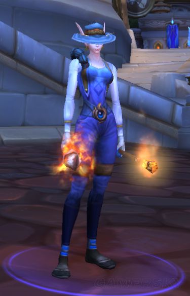 《魔兽世界》血精灵女法师精品幻化推荐