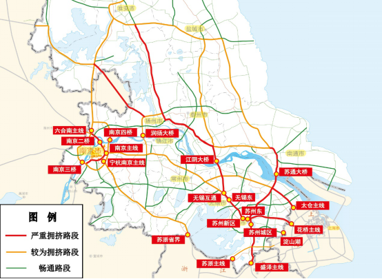 2018年端午节江苏省高速公路出行服务指南