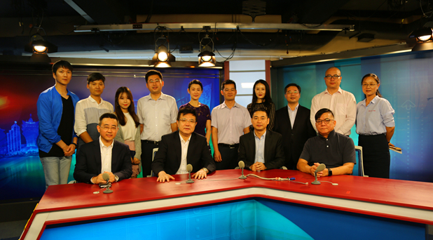 薛晓峰走访莲花卫视