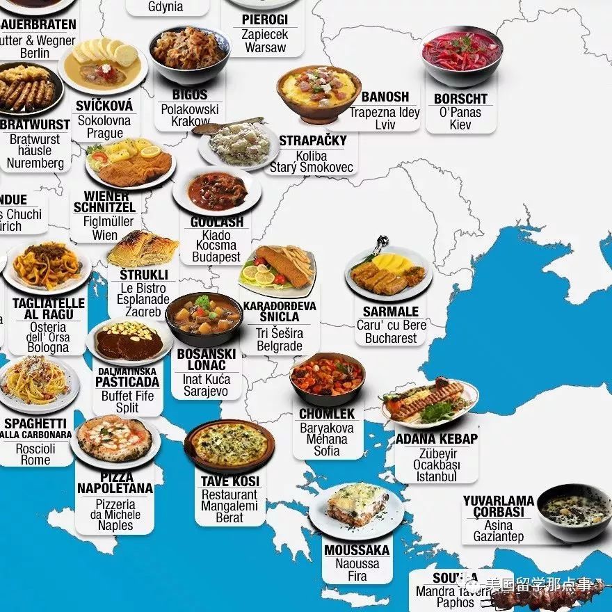 这个则是欧洲各国街头小吃(英国貌似街头小吃和正餐都是推荐.