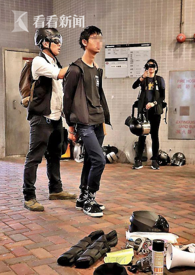 香港 修例风波 以来首宗 16岁暴徒涉藏攻击性武器被判入更生中心