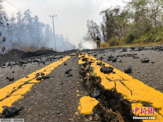 夏威夷火山喷发 热点