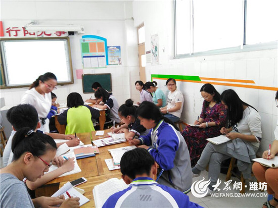 高新区东明学校、浞景学校语文联合教研活动