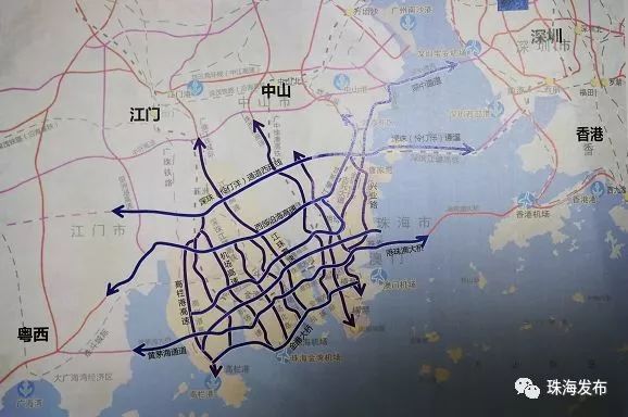 珠海规划新增伶仃洋通道及其西延线,跨海直通深圳