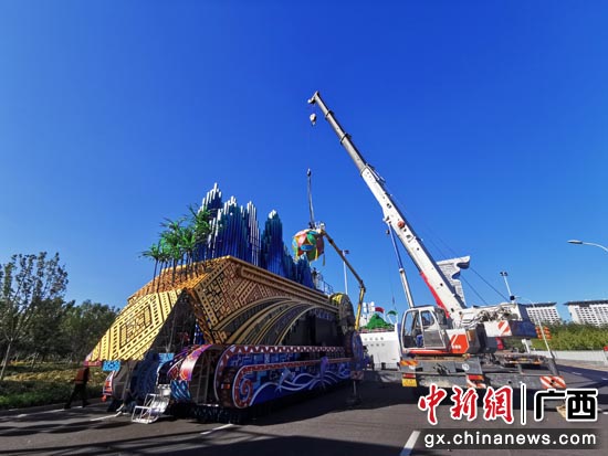 “壮美广西”国庆彩车将启程回家