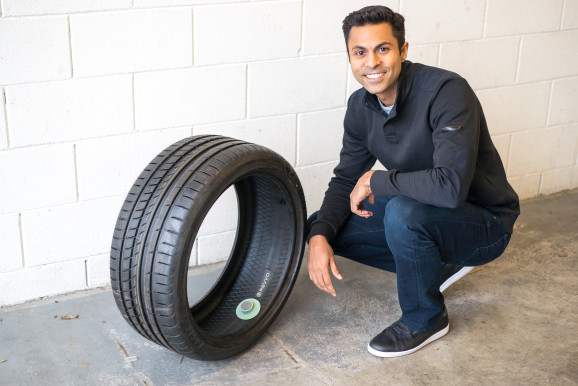 智能轮胎传感器公司融资 可测量汽车驾驶环境条件