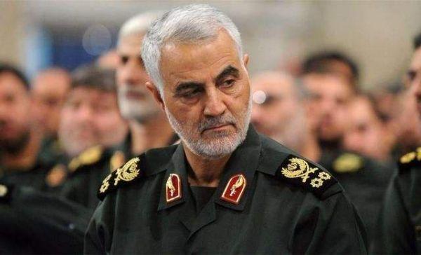 图为伊朗革命卫队领导人苏莱曼尼