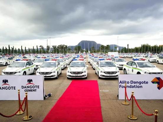 广汽传祺向尼日利亚警察总局交付150台GA3S