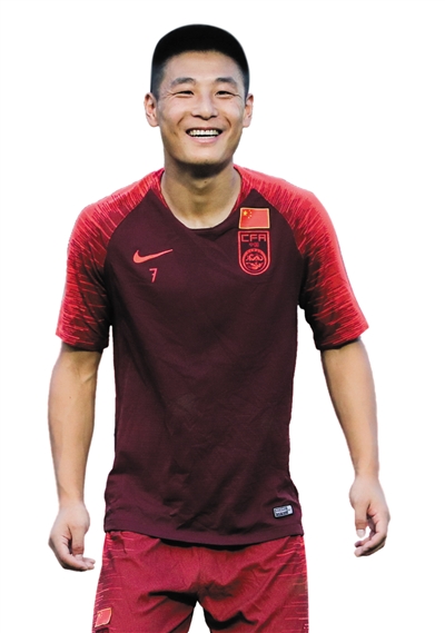 虽然旅途劳顿,但武磊在训练中精神状态不错。 图/Osports