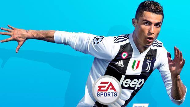 FIFA19游戏最新封面,C罗穿上尤文球衣