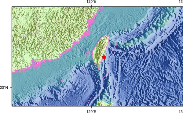 台湾台东发生地震 热点 热图2