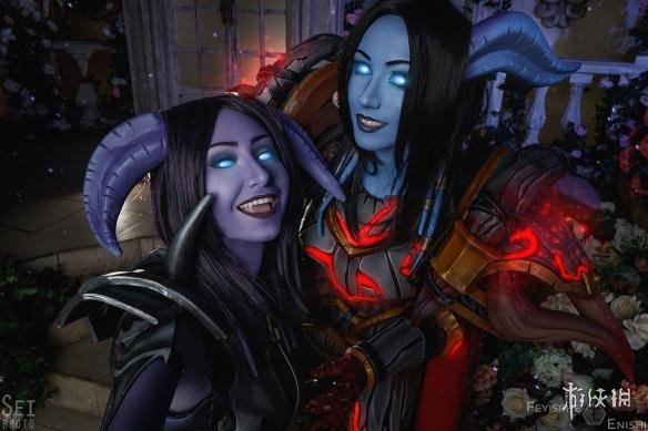 《魔兽世界》火妖套装德莱尼女猎人cos 小蹄子