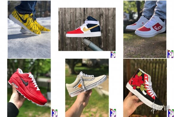 粉色长舌太亮眼!漫威粉丝定制“毒液”款耐克AF1跑鞋