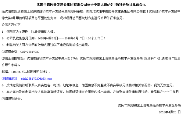 中德园国际公馆、中德园企业服务中心科研项目