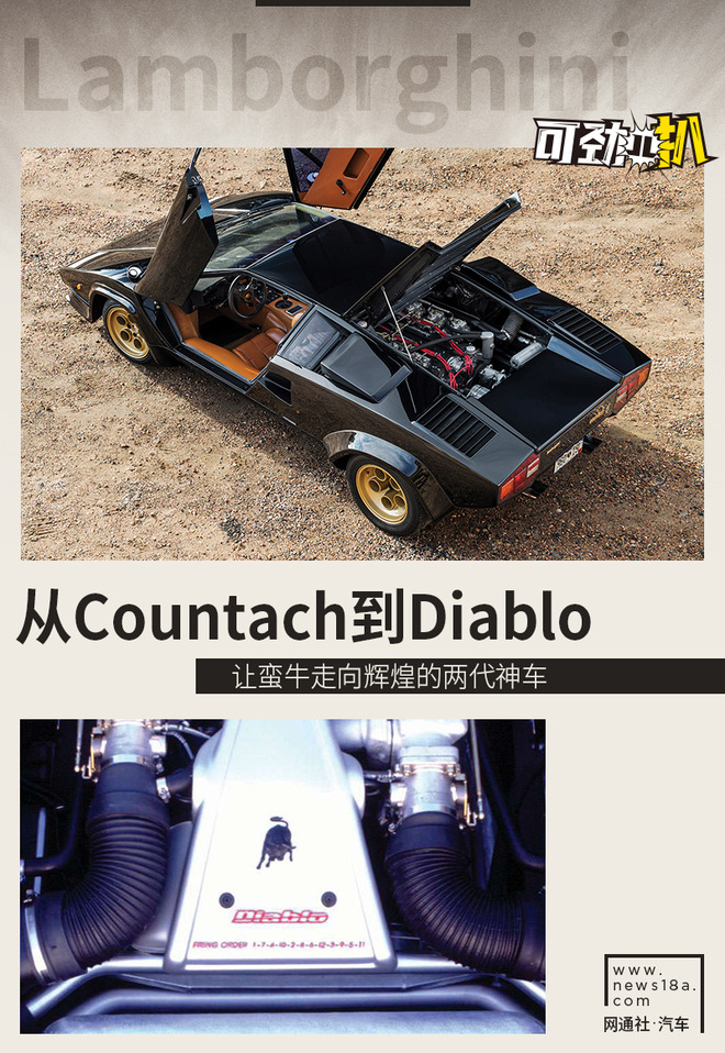 从Countach到Diablo 让蛮牛走向辉煌的两代神车