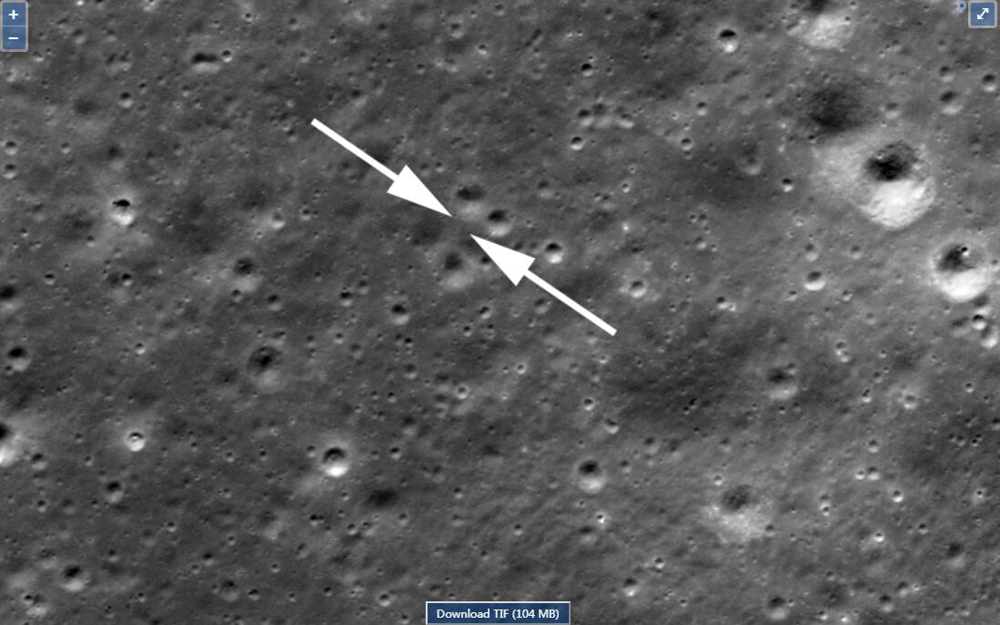 NASA首次拍到嫦娥四号登陆器画面，总共2个像素