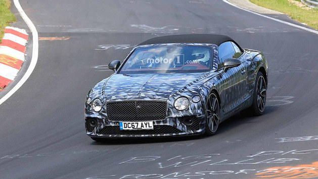 宾利欧陆GTC敞篷版谍照 或2018年底亮相