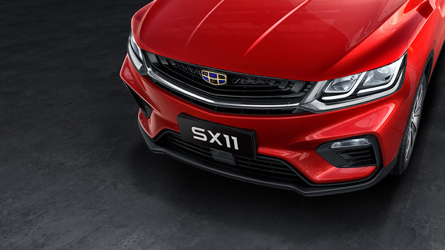 吉利SX11造型官图曝光 定位高性能SUV