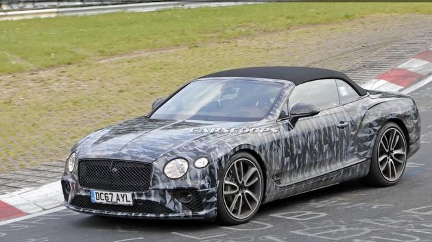宾利全新欧陆GTC敞篷版谍照曝光 对手AMG S65敞篷版