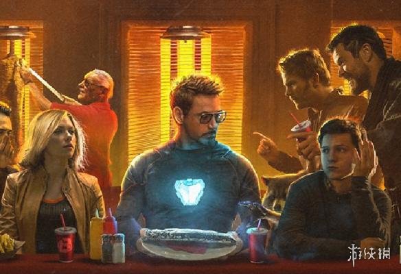 饭制《复联3》 最后的晚餐 海报 钢铁侠转职耶