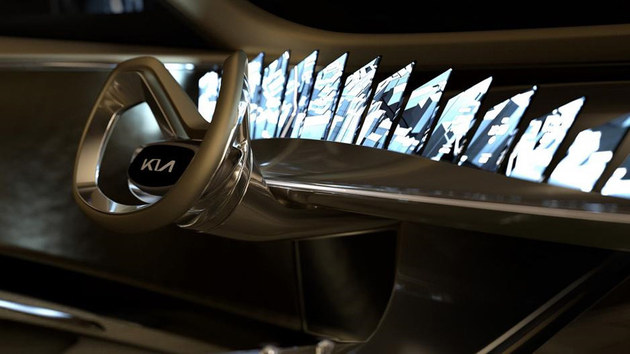 起亚概念车内饰预告图 日内瓦车展亮相