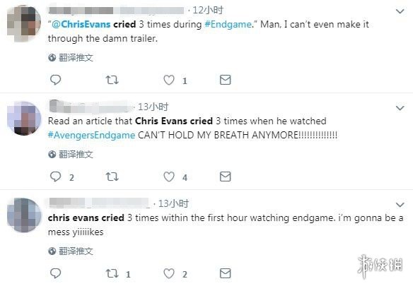 美队自曝看《复仇者联盟4》前1小时片段哽咽3次!