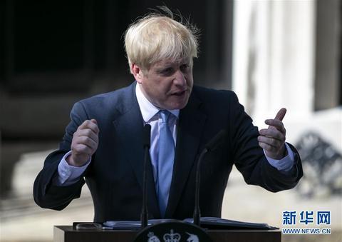 资料图:英国首相鲍里斯·约翰逊。(图源:新华网)
