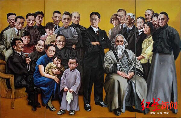 历时6年他创作徐志摩大型油画,徐志摩的嫡孙看了这样评价