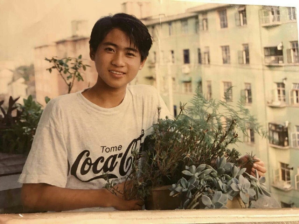 年少时的韩寒。