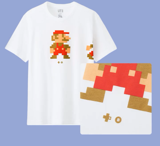 优衣库X任天堂推出马里奥印花体恤今日发售 好看又实惠
