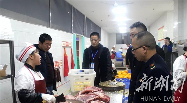 湘乡校园食品安全检查:发放责令改正通知书6份