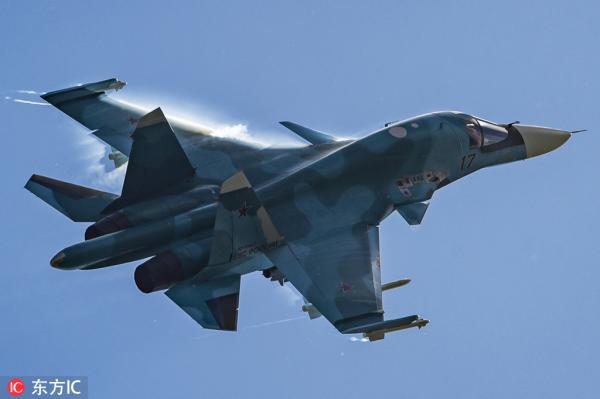 俄国防部:两架苏-34战斗轰炸机在远东失事 机组