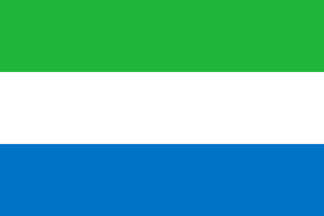 塞拉利昂(sierra leone)国旗