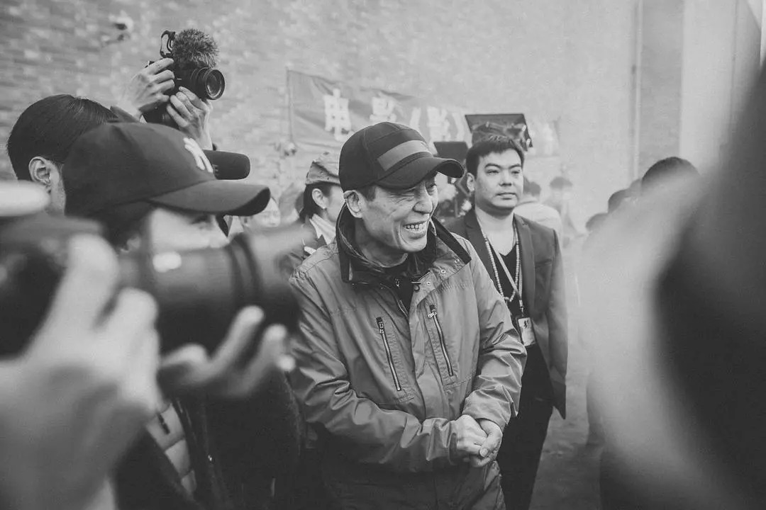 《影》片场,张艺谋