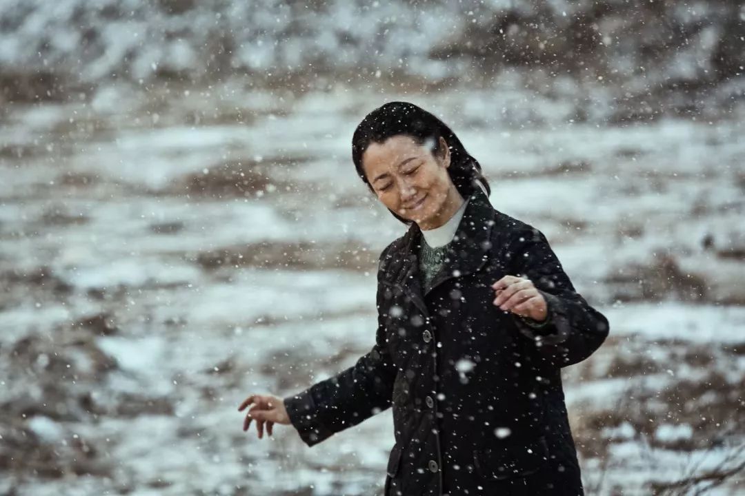 《山河故人》老年赵涛在雪中跳舞