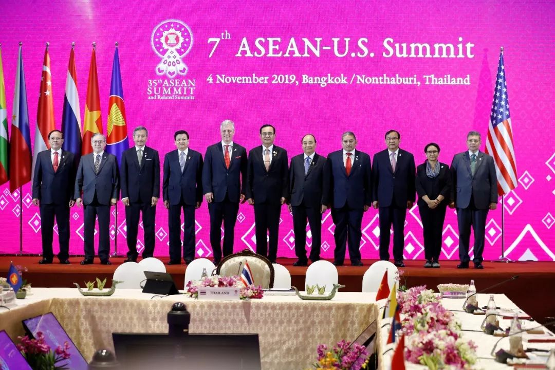 ▲当地时间2019年11月4日,泰国曼谷,第7届美国-东盟峰会举行。(视觉中国)