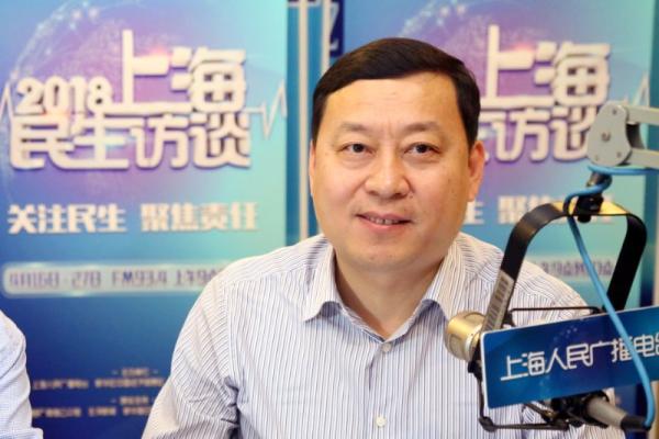 4月23日，上海市交通委主任谢峰参加“2018上海民生访谈”节目。东方网 柏可林 摄
