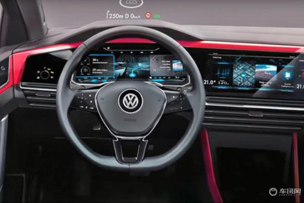 大众Golf 8或采用双屏座舱设计 明年6月量产