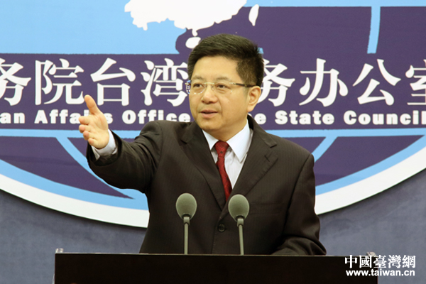 蔡英文坚持九二无共识 国台办:任何人都否定