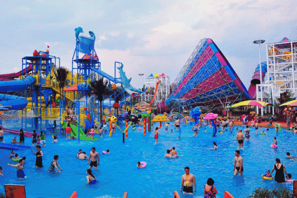 蚩尤部落 上古部落文化水上剧场 dj小哥哥小姐姐,用音乐和舞蹈带来