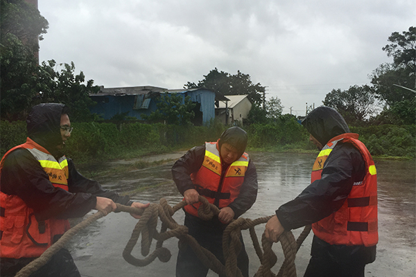 山竹过后 广州海关各业务现场第一时间恢复通