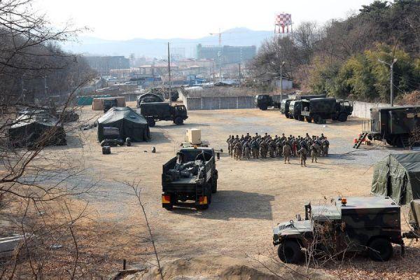 资料图片：韩国陆军基地。（图片来源于网络）