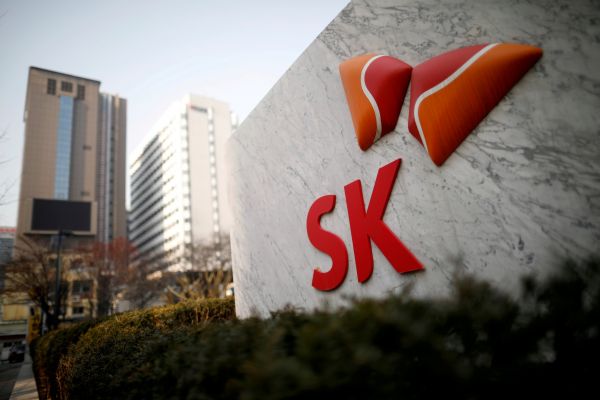资料图片:韩国首尔,SK Innovation总部。(路透社)