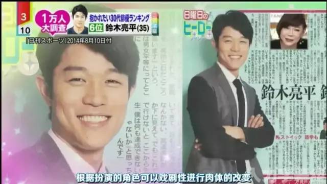 田中圭斋藤工齐上榜 “最想被他拥抱的30代男星”