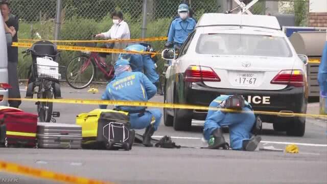 事发现场 图NHK