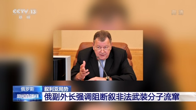 俄副外长:应及时阻断叙利亚非法武装分子流窜