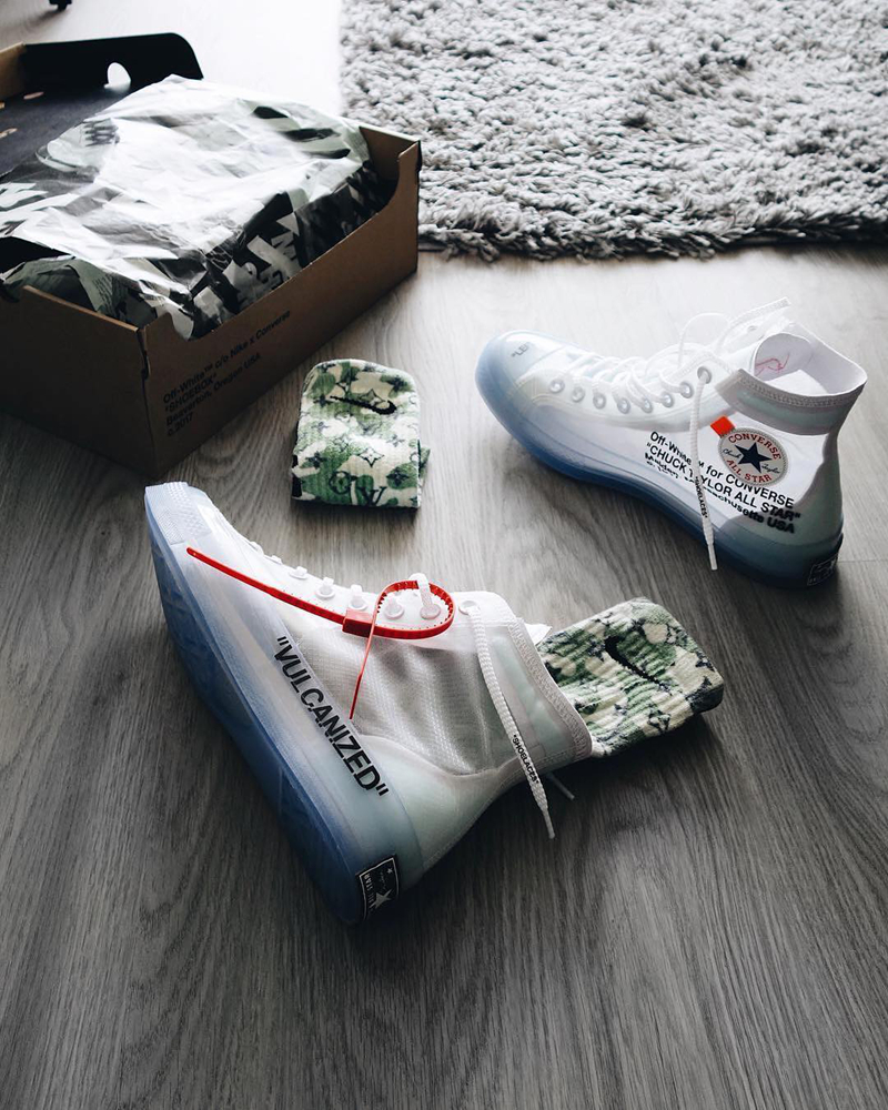 近期不少新鞋疯狂涨价!OFF-WHITE 匡威联名也