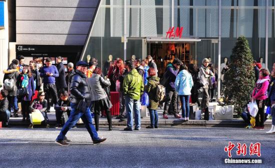 資料圖片:東京銀座街頭。<a target='_blank' href='http://www.chinanews.com/'>中新社</a>發 王健 攝